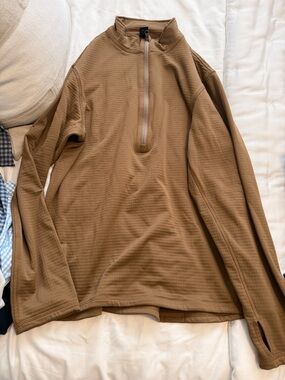 Condor Men's Long Sleeve Half-Zip Sweater - Brown